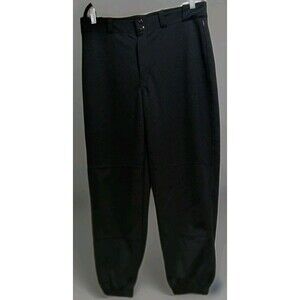 Champro Men’s M Baseball Pants Black Tapered Elastic Cuff Short Inseam 26”